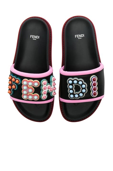 fendi fun fair slides|fendi sunshine slides.